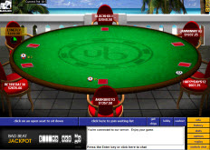 Ultimate Bet Poker Table Lobby