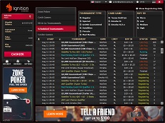 Bet Online Poker Lobby