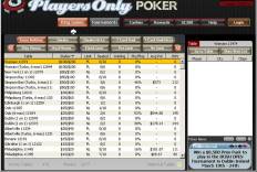 Players Only Poker Lobby