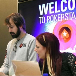 Chris Mercier, Jennifer Shahade, Chris Moneymaker, and other Team PokerStars members helped promote the launch.