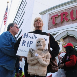 Local 54 of Unite-HERE Protest Trump Taj Mahal