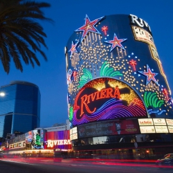 Riveria Casino Imploded in Las Vegas