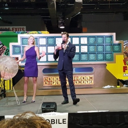 The Wheel of Fortune Wheelmobile Visits the Chinook Winds Casino in Oregon