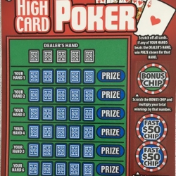 High Card Poker Scratch-Offs - New Jersey Lottery