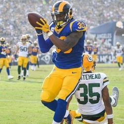 Todd Gurley Sports Bets - Rams Packers Point Spread